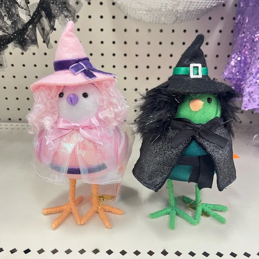2025 Target Hyde and Eek! Featherly Glitzy Witch and Bad Witch Bird 6